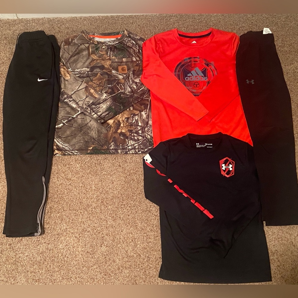 Boys size 7 athletic clothes